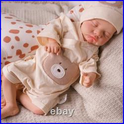 Maletofe 17.72 Silicone Baby Doll Newborn Baby Doll Realistic Reborn Baby Toys