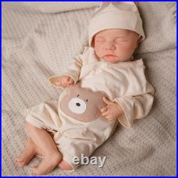 Maletofe 17.72 Silicone Baby Doll Newborn Baby Doll Realistic Reborn Baby Toys