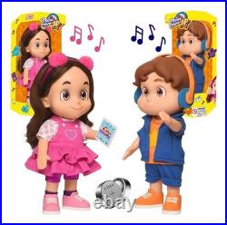 Maria Clara and JP Youtuber Doll Kit with 14 Original Phrases in Portuguese