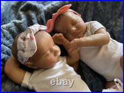 Meet The Twins! Reborn Baby Girl Dolls Lindsey And Leslie! Accessories Included Meet The Twins! Reborn Baby Girl Dolls Lindsey And Leslie! Accessories Included