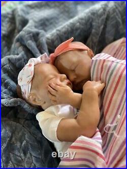 Meet The Twins! Reborn Baby Girl Dolls Lindsey And Leslie! Accessories Included