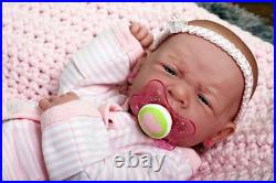 My Adorable Baby Girl! Berenguer Preemie Lifelike Reborn Doll W Pacifier, Bottle