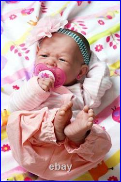 My Adorable Baby Girl! Berenguer Preemie Lifelike Reborn Doll W Pacifier, Bottle