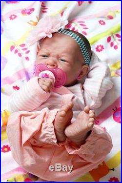 My Dream Baby Girl! Berenguer Preemie Lifelike Reborn Doll W Pacifier, Bottle