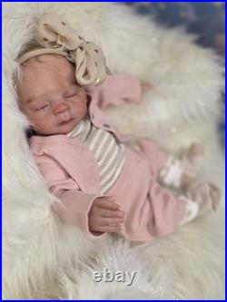 NEW 16 Reborn Preemie Authentic Faith By Heather Boneham Baby Doll