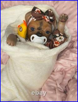 NEW 17 Vintage Sold Out Authentic Princess Pug Reborn Ooak