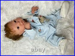 NEW 18.5 Dimitri by Adrie Stoete baby boy withCOA Reborn artist Peg Spencer