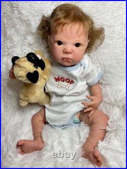 NEW 18.5 Dimitri by Adrie Stoete baby boy withCOA Reborn artist Peg Spencer