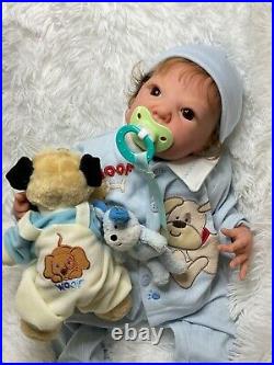 NEW 18.5 Dimitri by Adrie Stoete baby boy withCOA Reborn artist Peg Spencer