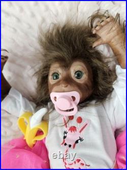 NEW 20 Alternative Reborn Babydoll Monkey Collectible Art Doll