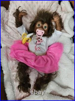 NEW 20 Alternative Reborn Babydoll Monkey Collectible Art Doll