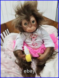 NEW 20 Alternative Reborn Babydoll Monkey Collectible Art Doll