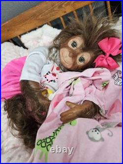 NEW 20 Alternative Reborn Babydoll Monkey Collectible Art Doll