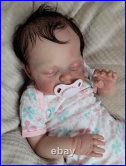 NEW 20 IRYS reborn Baby Doll Art Ooak Weighted And Rooted COA