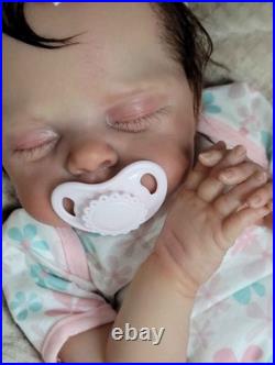 NEW 20 IRYS reborn Baby Doll Art Ooak Weighted And Rooted COA