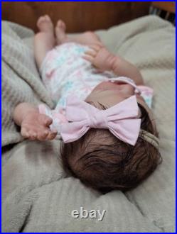NEW 20 IRYS reborn Baby Doll Art Ooak Weighted And Rooted COA