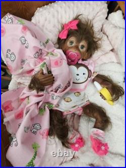 NEW 20 Reborn Monkey Babydoll Alternative Fantasy Collectible Doll