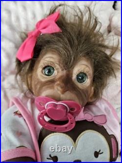 NEW 20 Reborn Monkey Babydoll Alternative Fantasy Collectible Doll