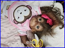 NEW 20 Reborn Monkey Babydoll Alternative Fantasy Collectible Doll