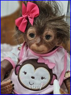 NEW 20 Reborn Monkey Babydoll Alternative Fantasy Collectible Doll