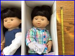 NEW American Girl BITTY TWINS Doll Girl & Boy Twins BRUNETTE 15 Dolls NIB