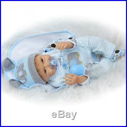 NEW Handmade Reborn Baby Newborn Lifelike Silicone Vinyl Boy Dolls 22inch