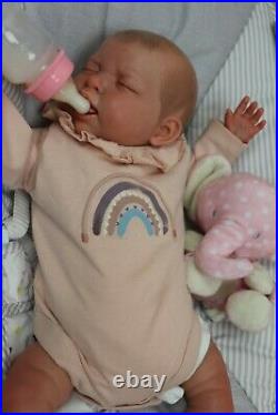 NEW REBORN BABY DOLL CHARLOTTE UP TO 7lbs CHILD SAFE, FLOPPY SUNBEAMBABIES GHSP