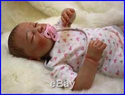 NEW Realistic reborn dolls handmade sleeping baby gift silicon vinyl 22