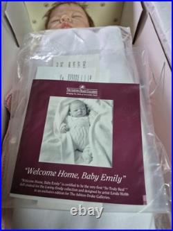 NIB Ashton Drake So Truly Real Welcome Home Baby Emily Doll Linda Webb Newborn NIB Ashton Drake So Truly Real Welcome Home Baby Emily Doll Linda Webb Newborn