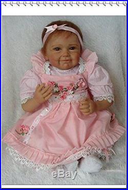 NPK collection Reborn Baby Doll, Vinyl Silicone 22 inch 55 cm Babies Doll, #I5