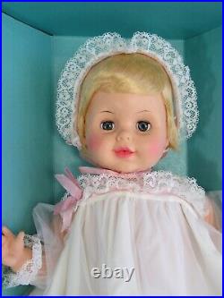 NRFB Vtg 1960s Horsman 18 Softee Tears Blonde Large Baby Doll Irene Szor #4553