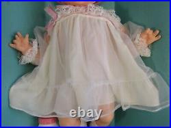 NRFB Vtg 1960s Horsman 18 Softee Tears Blonde Large Baby Doll Irene Szor #4553