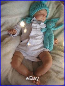 New 7lbs Reborn Toddler Baby Boy Doll & Gift Bag Donna Rubert Sunbeambabies Ghsp