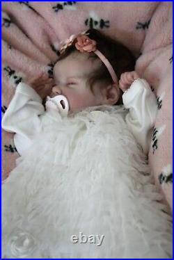 New Dawn Nursery reborn vinyl doll baby girl Indie by LLEGail CareyOOAK