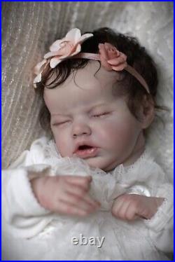 New Dawn Nursery reborn vinyl doll baby girl Indie by LLEGail CareyOOAK