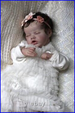 New Dawn Nursery reborn vinyl doll baby girl Indie by LLEGail CareyOOAK