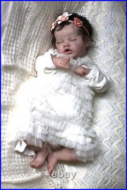 New Dawn Nursery reborn vinyl doll baby girl Indie by LLEGail CareyOOAK