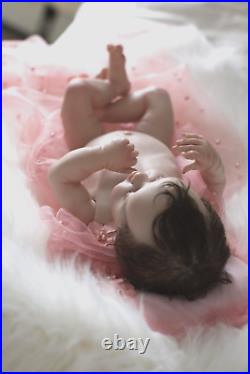 New Dawn Nursery reborn vinyl doll baby girl Indie by LLEGail CareyOOAK