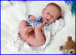 New Reborn Baby Boy Doll Lifelike Preemie, 15, Anatomically Correct, Vinyl Soft