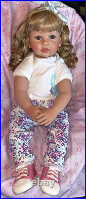 New Reborn Baby Doll 24 Toddler Girl withextras Wants a home for Christmas