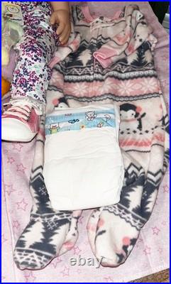 New Reborn Baby Doll 24 Toddler Girl withextras Wants a home for Christmas