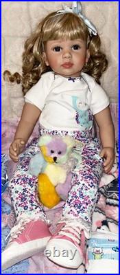 New Reborn Baby Doll 24 Toddler Girl withextras Wants a home for Christmas
