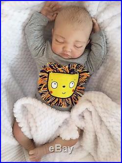 New Reborn Doll Baby Boy Ben Fake Babies Realistic 22 Big Newborn Painted Hair