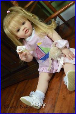 New Release Reborn Doll Baby Girl Standing Toddler Betty by Natali Blick LE
