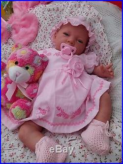 New Sculpt By Artist Sunbeambabies Lifelike Child`s First Reborn Baby Twin Dolls