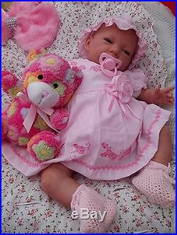 New Sculpt By Artist Sunbeambabies Lifelike Child`s First Reborn Baby Twin Dolls