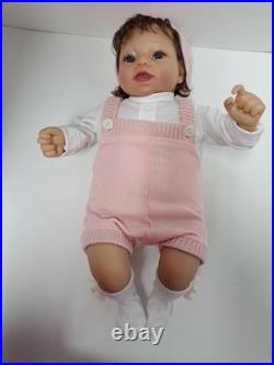New realistic reborn doll 20 inch baby girl with sounds, breath, and heartbeat