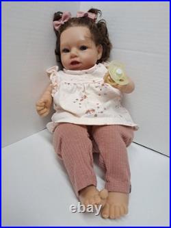 New realistic reborn doll 20 inch baby girl with sounds, breath, and heartbeat