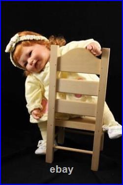 Newborn Baby Girl Custom Vinyl Artist Reborn Realistic Berenguer Doll Red Hair Newborn Baby Girl Custom Vinyl Artist Reborn Realistic Berenguer Doll Red Hair