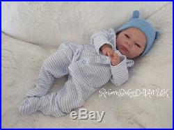 Newborn Reborn Baby BOY Doll AWAKE. #RebornBabyDollART UK